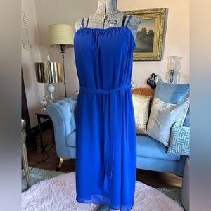 Gianni Bini Vibrant Blue Poolside Cocktail Dress